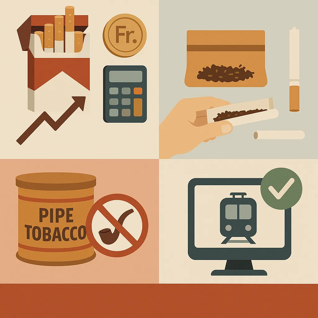 Preguntas frecuentes sobre el precio del tabaco en Suiza