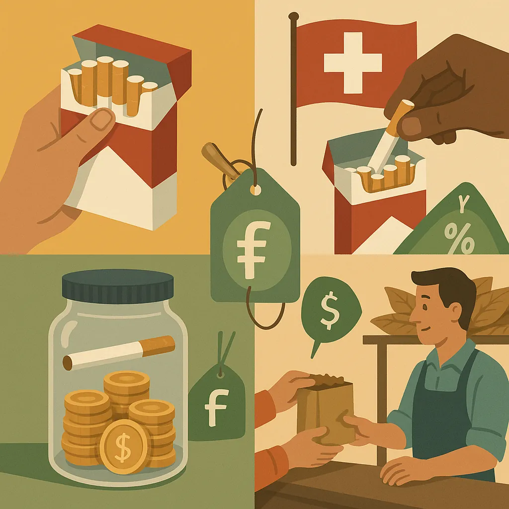 Ahorro en la compra de tabaco en Suiza